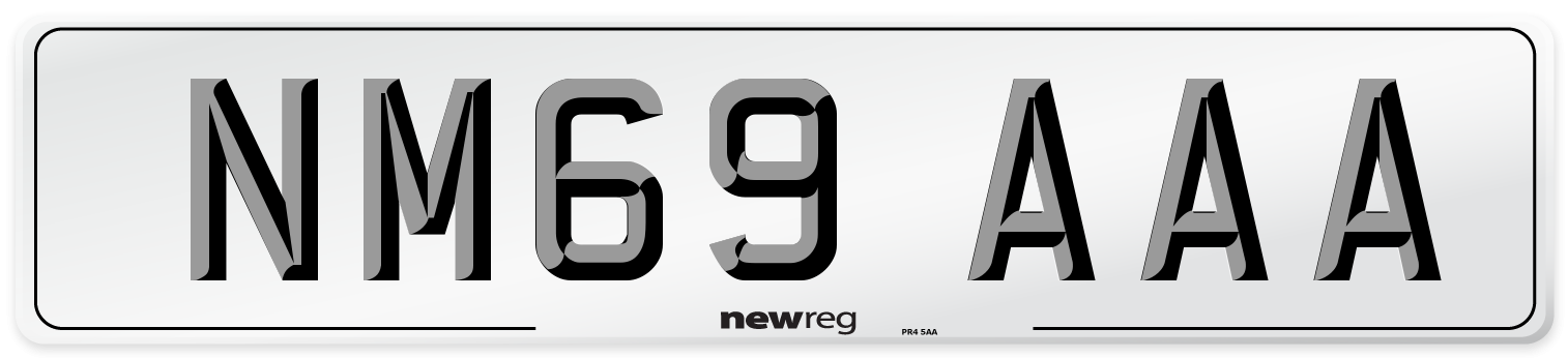 NM69 AAA Number Plate from New Reg